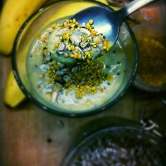 A picture of Mango Chia Pudding.