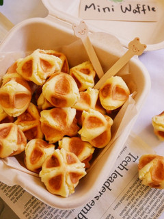 三步驟「一口小鬆餅」簡單做電影院小點心♡ 的食譜成品照片