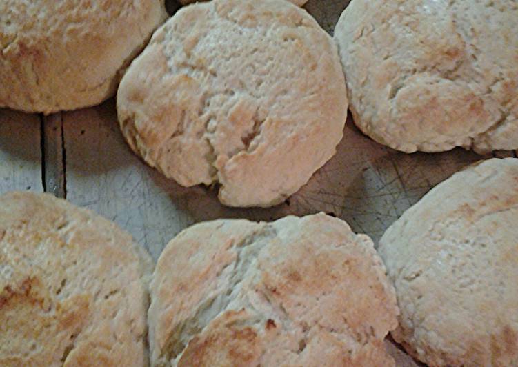 Easiest Way to Make Super Quick Homemade Cathead buttermilk biscuits