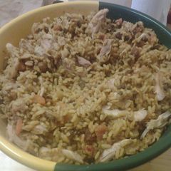 A picture of Cape malay biriyani.