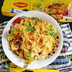 A picture of Masaledar Maggi noodles.