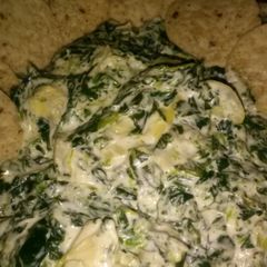 A picture of Spinach and Artichoke dip.