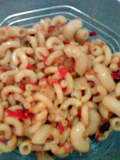 A picture of Simple spicy macaroni.
