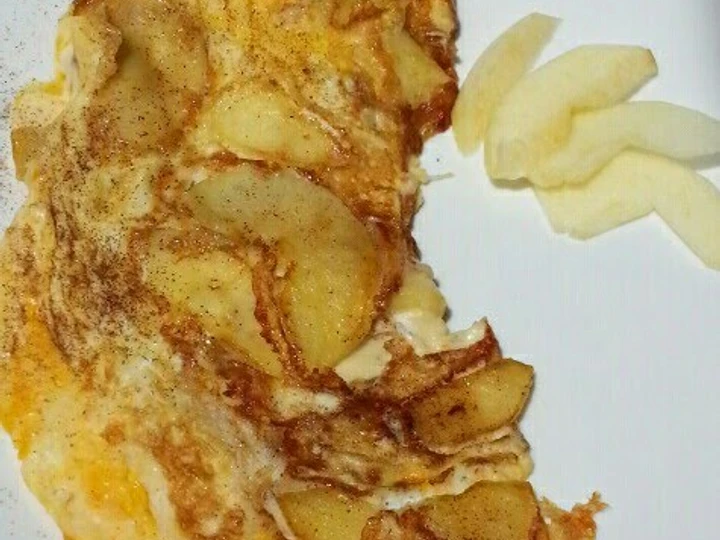 Easy Way Make Apple Omelette the Delicious You can take Joss in your mouth