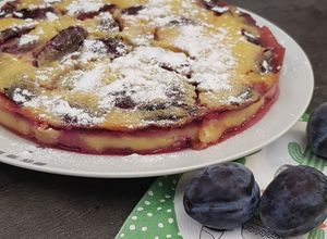 Une photo de °Mirliton aux quetsches°    #recettefacile#recette rapide
