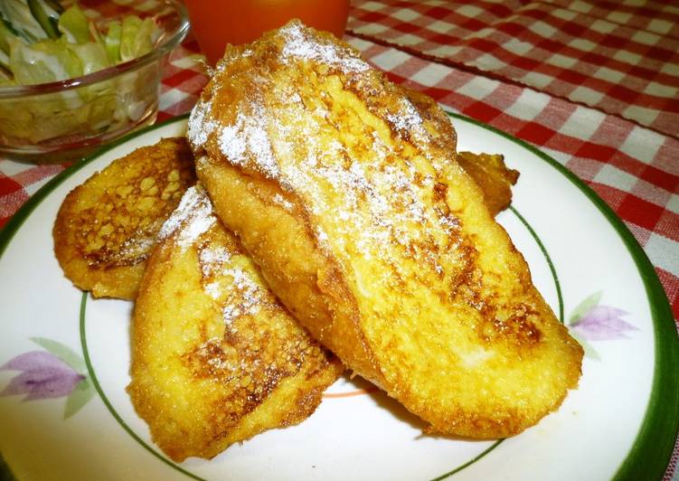 Steps to Make Homemade The Scent of Honey! Simple French Toast