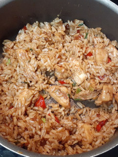 Una foto de Arroz chino sencillo