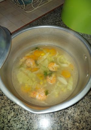 Foto resep Mpasi 1y+ Sup udang