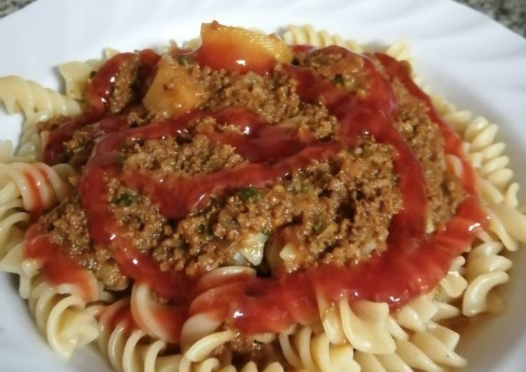 Step-by-Step Guide to Make Homemade Pasta with minced meat#themechallenge