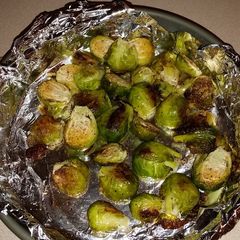 A picture of Roasted Brussel Sprouts (organic).