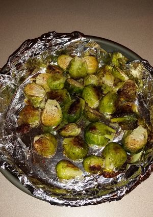 A picture of Roasted Brussel Sprouts (organic).