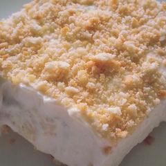 A picture of Ritz Cracker Ice Cream Dessert.
