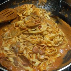 A picture of Porcini Mushroom Tagliatelle.