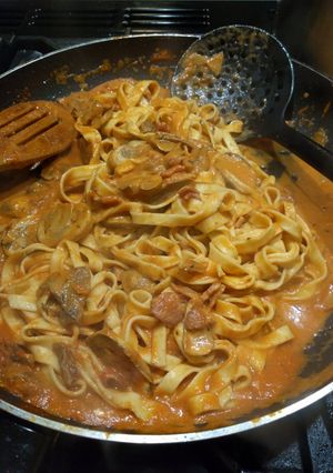 A picture of Porcini Mushroom Tagliatelle.