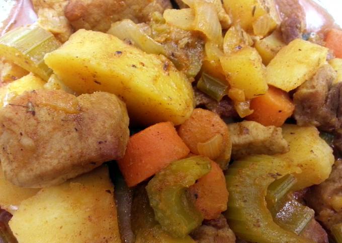 Adobo Pork Tip Stew