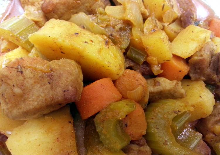 Recipe of Speedy Adobo Pork Tip Stew