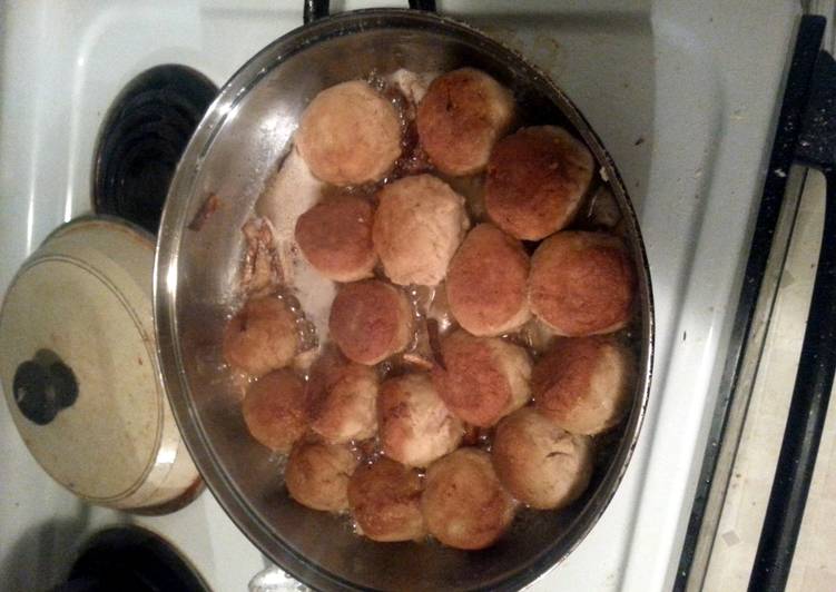 leftover turkey meatballs