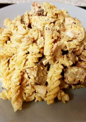 A picture of My Mixed Grill Cheesy Pasta.