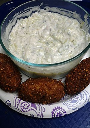 A picture of Kibbeh.