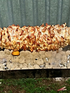 A picture of Greek style chicken.