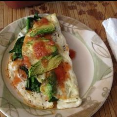 A picture of Quick & delicious egg white omelet.