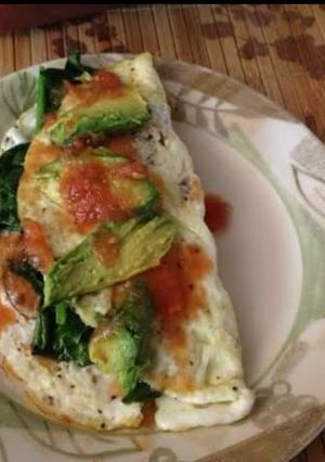 A picture of Quick & delicious egg white omelet.