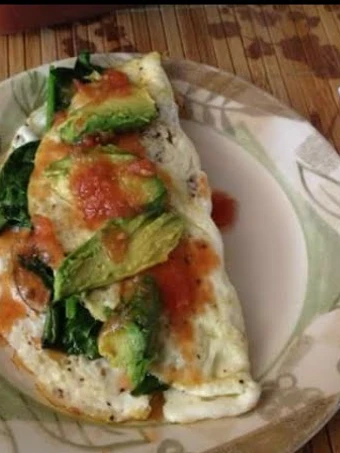 Recipe Quick &amp; delicious egg white  omelet the Delicious So Delicious
