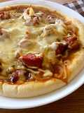 Easy! Teriyaki Chicken Pizza Using Canned Chicken