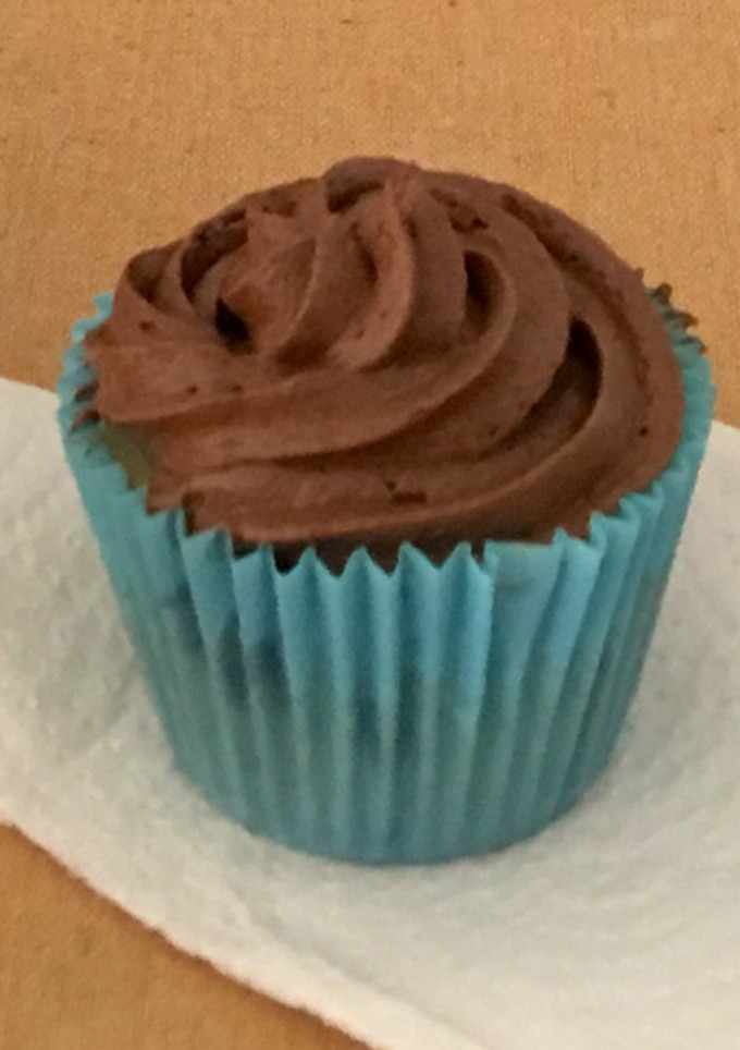 Una foto de Cupcakes de vainilla con chips de chocolate