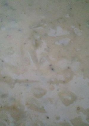 A picture of potato soup.
