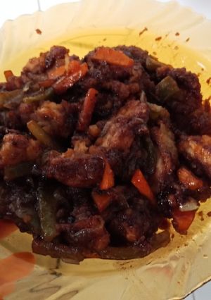 Foto resep Ayam lada hitam instan😸