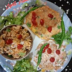 A picture of Masala cheese omelette 😘😘😋😋.