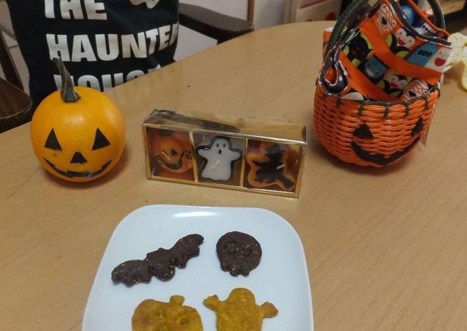 Kabocha Squash Cookies for Halloween