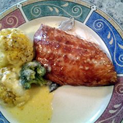 A picture of Maple Baked Salmon.