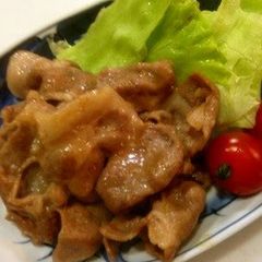 A picture of Juicy and Tender Ginger Fried Pork.