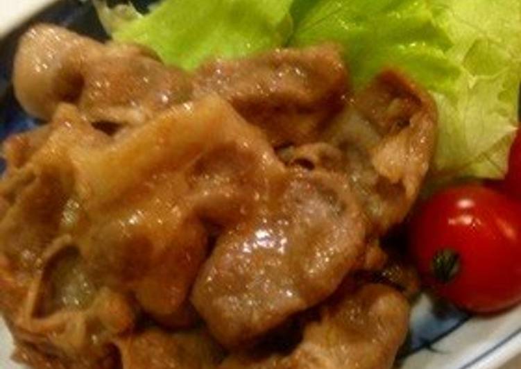 Steps to Make Perfect Juicy and Tender Ginger Fried Pork