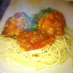 A picture of Italian Meatball Spaghetti.