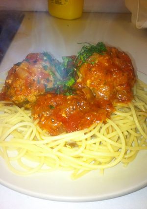 A picture of Italian Meatball Spaghetti.