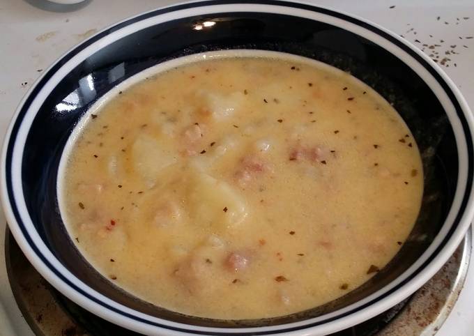 Simple Way to Prepare Super Quick Homemade The Bacon Cheddar Potato Soup