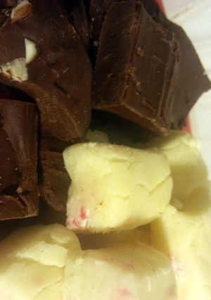 A picture of Ooh so Easy fudge.