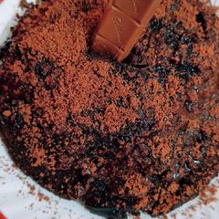 A picture of Wheat flour chocolate cake.