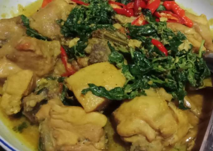 Ayam rica rica kemangi bumbu kuning