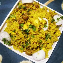 A picture of Paneer Kaju Pulav.