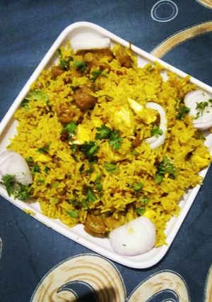 A picture of Paneer Kaju Pulav.