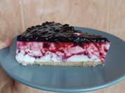 Una foto de tarta de queso agar agar