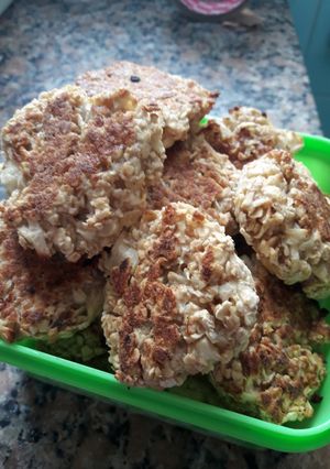 Una foto de Galletas de manzana y avena