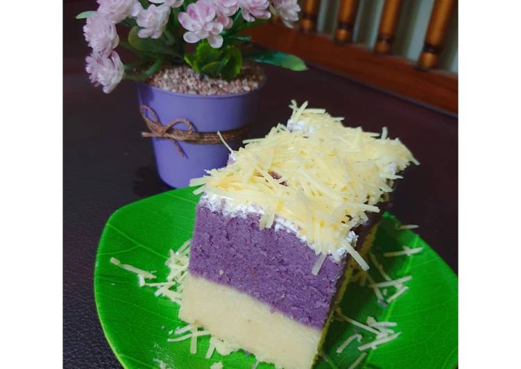 Bolu kukus lapis taro