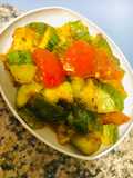 REVUELTO DE ZUCHINIS Y TOMATE 🍅😋🤗😉