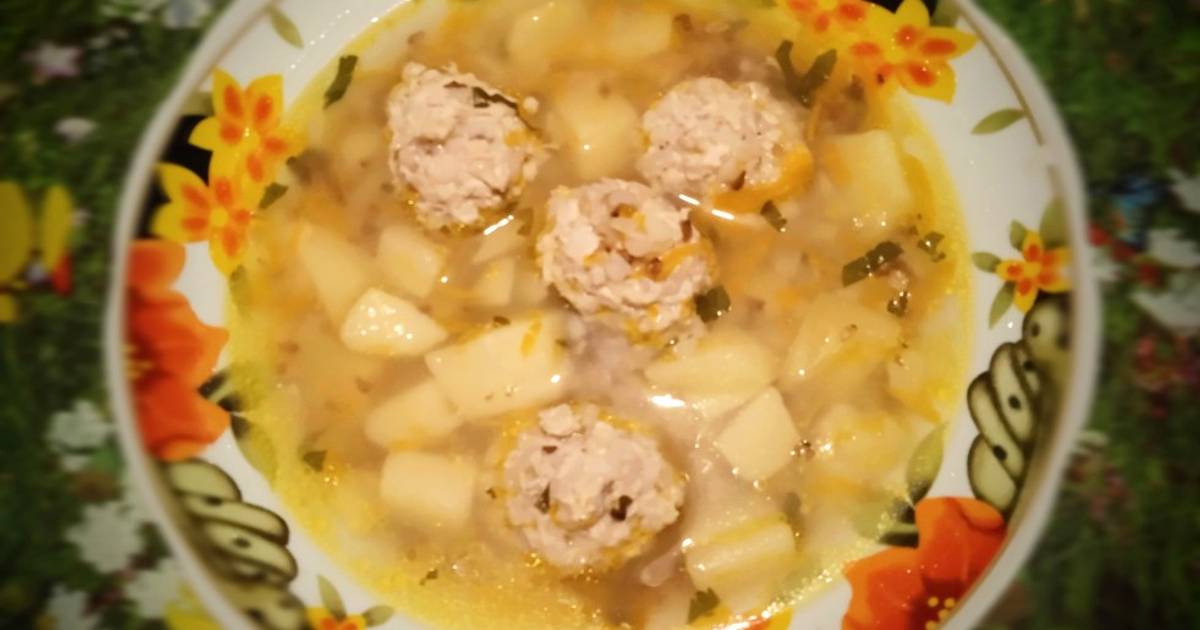 Нежнейший гречневый суп с фрикадельками - рецепт автора ༆𝔼𝕂𝔸𝕋𝔼ℝ𝕀ℕ𝔸 𝕃𝔼𝕆ℕ𝕆𝕍𝔸༆
