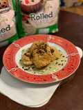 Captain Oats Crusted Chicken with Pesto Sauce